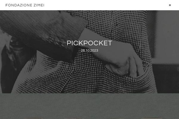 Stockholm Child theme site design template sample