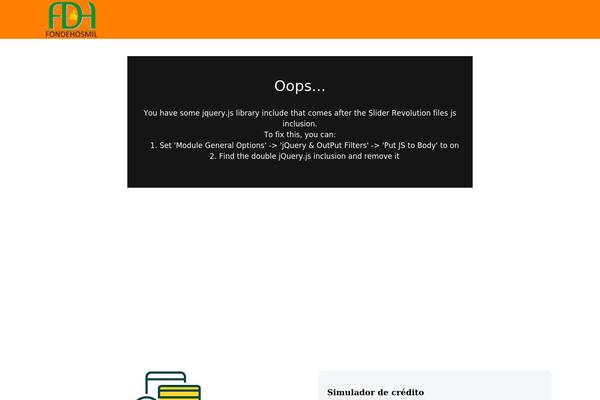 Site using Modern-events-calendar plugin