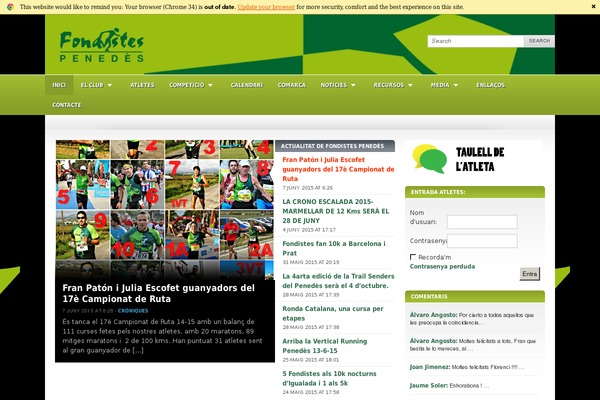 Sportpress theme site design template sample