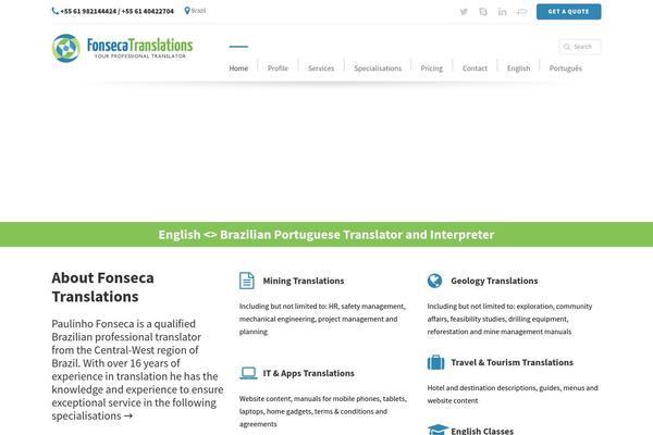 Perfecti theme site design template sample