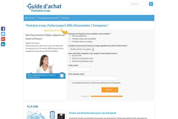 Verticaux theme site design template sample