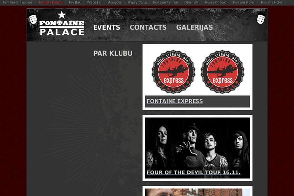 Palace theme site design template sample