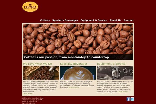 fontanacoffeeandtea.com site used Fontana