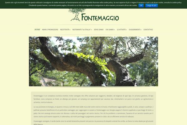 Evolution theme site design template sample