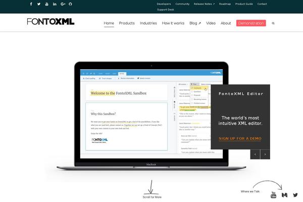 Dante theme site design template sample