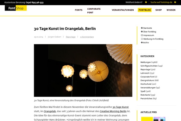 fontshopblog.de site used Fuzion Blog