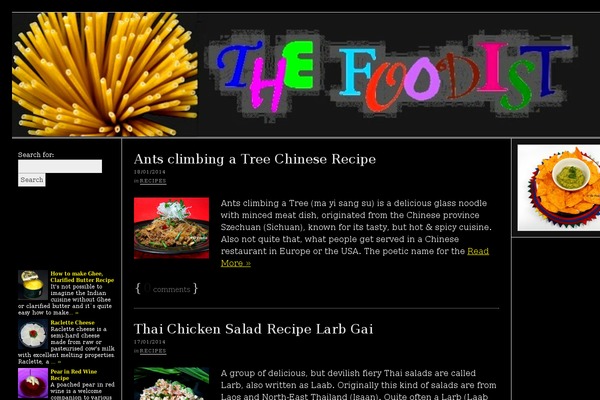 Thesis 1.8.5 theme site design template sample