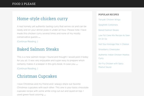 food2please.com site used Astra Child