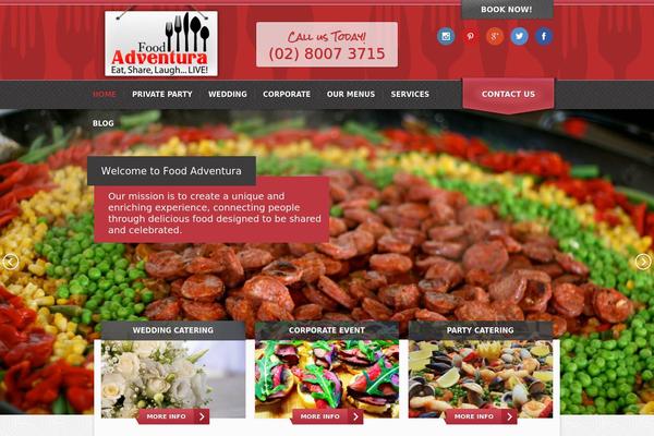 Bistro-responsive_foodie_app-theme theme site design template sample