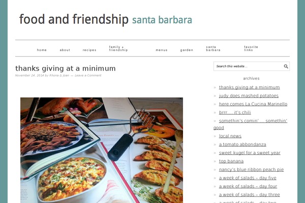 Foodie Pro theme site design template sample