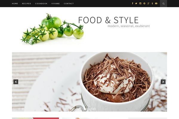 Foodica theme site design template sample