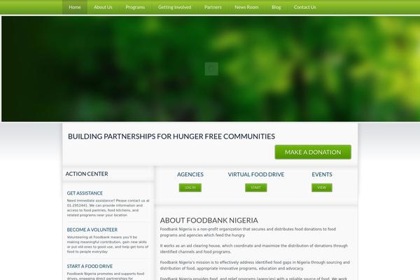 The-cause theme site design template sample