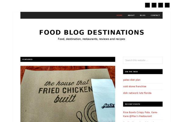 Daily Dish Pro theme site design template sample