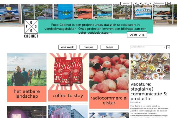 foodcabinet.org site used Foodcabinet-theme