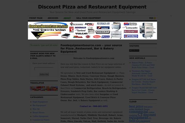 Cutline 3 Column Split theme site design template sample
