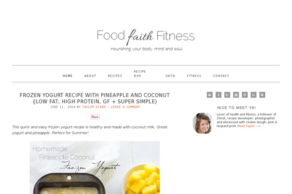 Genesis theme site design template sample