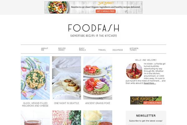 Foodie Pro theme site design template sample