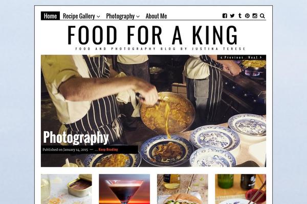 The Fox theme site design template sample