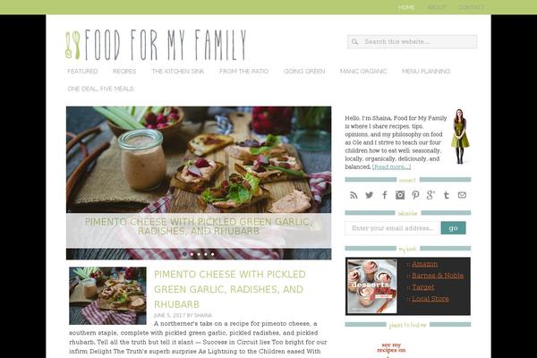 Daily Dish Pro theme site design template sample