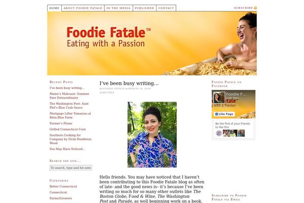 foodiefatale.com site used Thesis_18b4