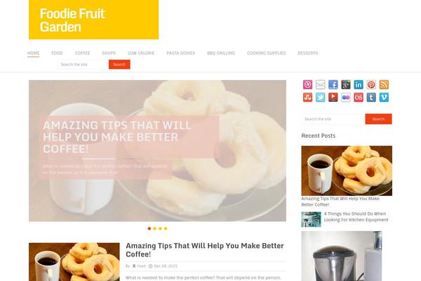 Spike theme site design template sample