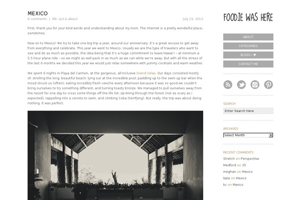 Thesis 1.8 theme site design template sample