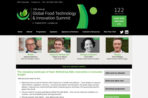 foodinnovate.com site used Theme101