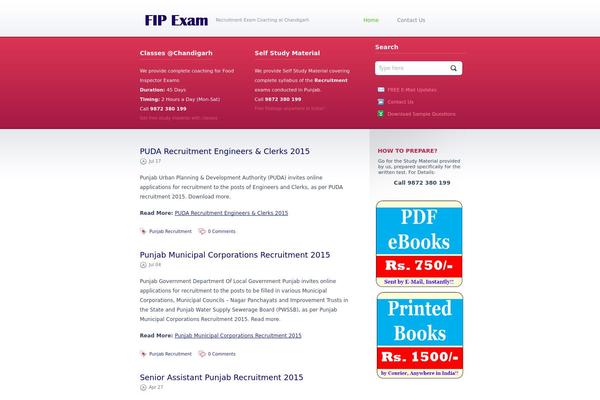 Several theme site design template sample