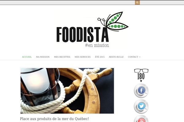 Food & Cook theme site design template sample