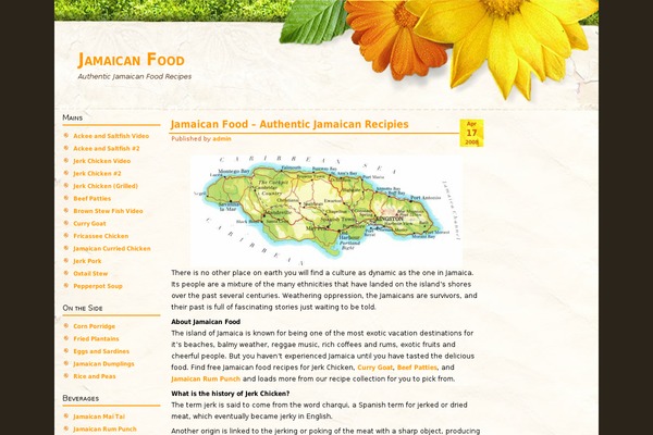 foodjamaica.net site used Flora Relief