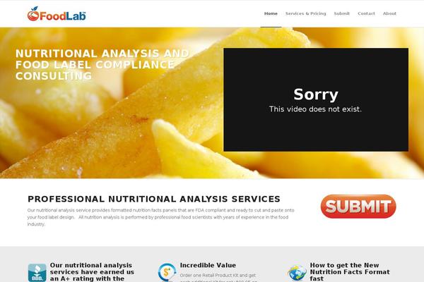 foodlab.com site used Foodlab-enfold-child