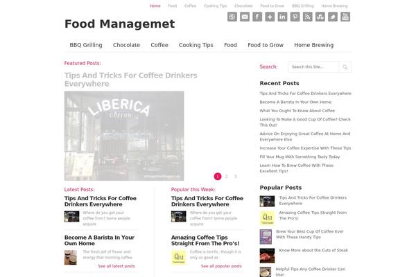 Trendy theme site design template sample