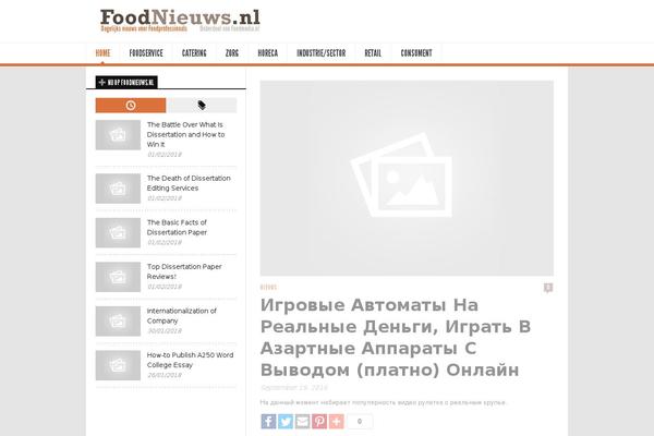 Newsroom14 theme site design template sample