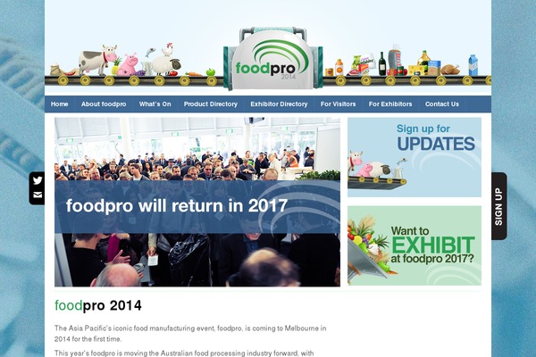 foodproexh.com site used Divcom-master
