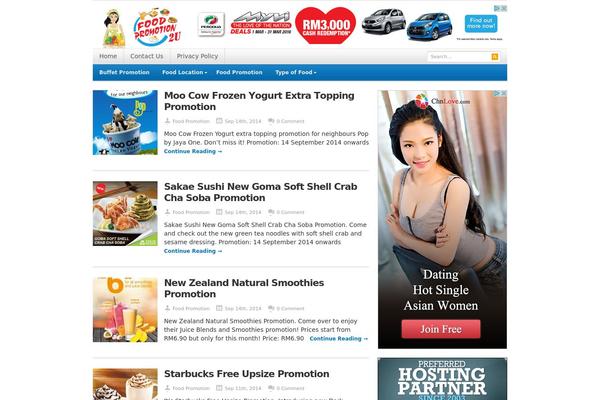 Resizable theme site design template sample