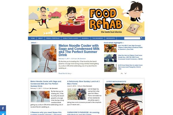 Elegant Magazine theme site design template sample