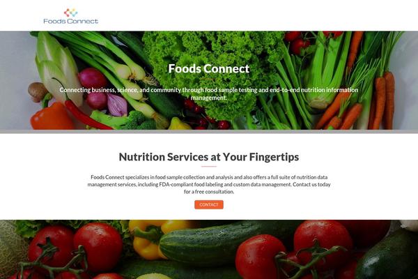 Vega theme site design template sample