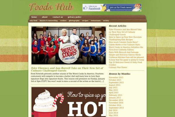 foodshub.com site used Going Green