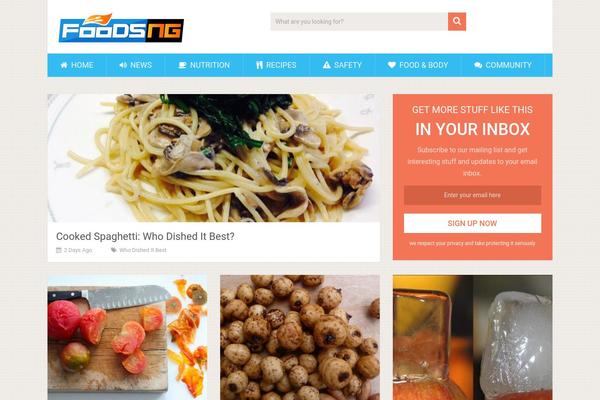 BoomBox theme site design template sample
