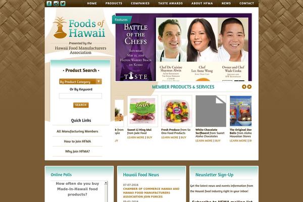 foodsofhawaii.com site used Hfma