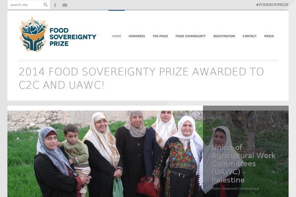 foodsovereigntyprize.org site used Eunoia