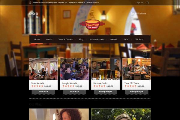 Forkbite theme site design template sample