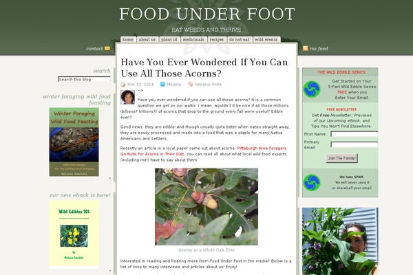 foodunderfoot.com site used Disciple
