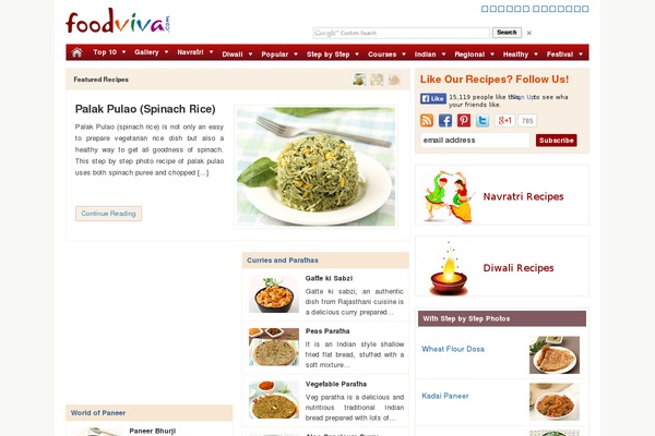 Foodie Pro theme site design template sample
