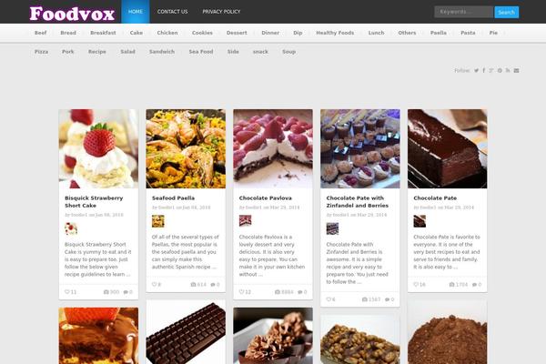 foodvox.com site used Pinable