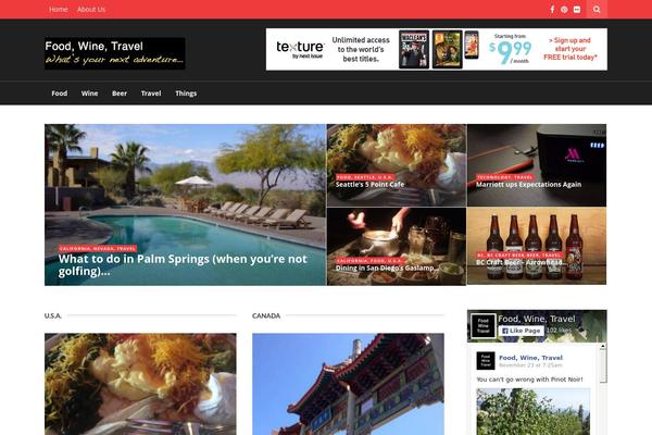 Noticia theme site design template sample