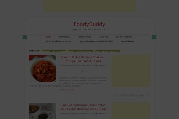 Sugar and Spice theme site design template sample