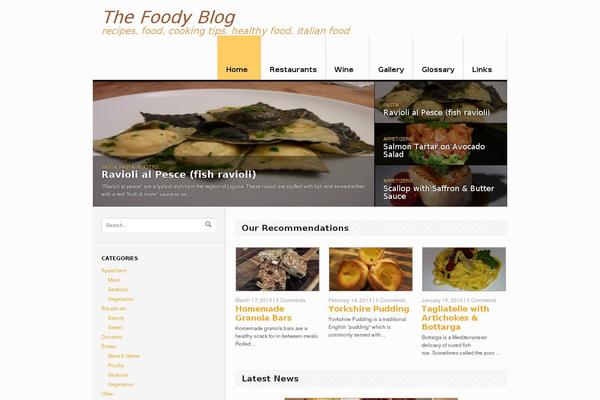 Delicious Magazine theme site design template sample