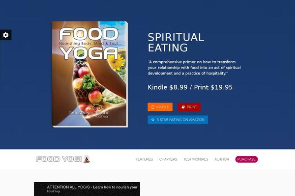 foodyoga.org site used Brown-theme
