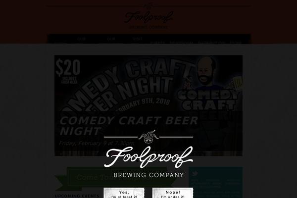foolproofbrewing.com site used Highjinx